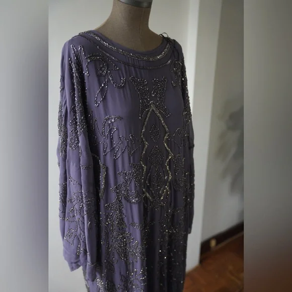 Zara beaded Tunic Dress - Picture 2 of 12